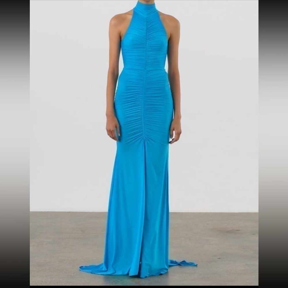 Alex Perry Lorne Gown Blue — image 4 of 6